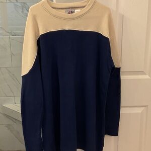 1980 miracle Lake Placid Navy and Cream Sweatshirt